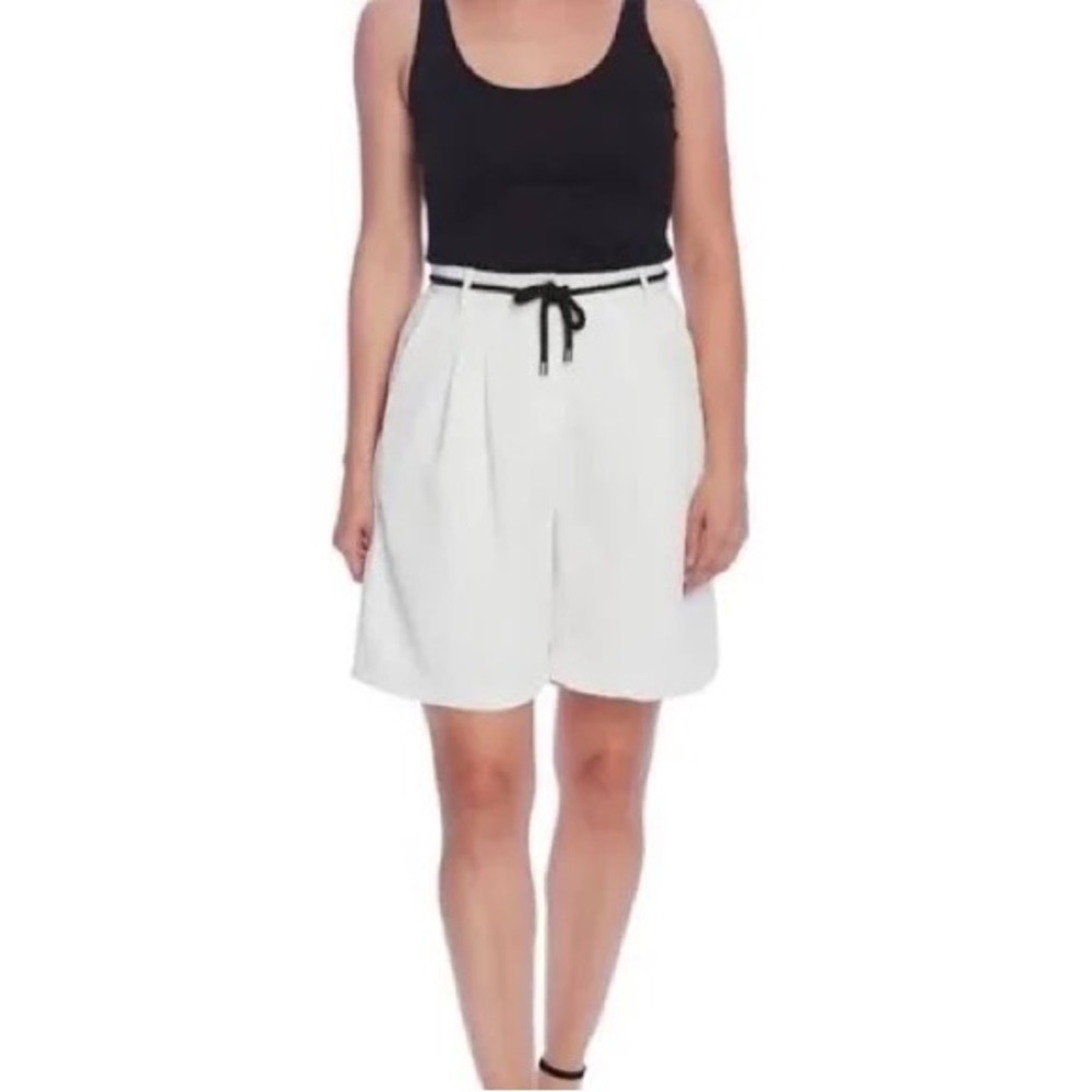 White Vince Camuto Bermuda Shorts